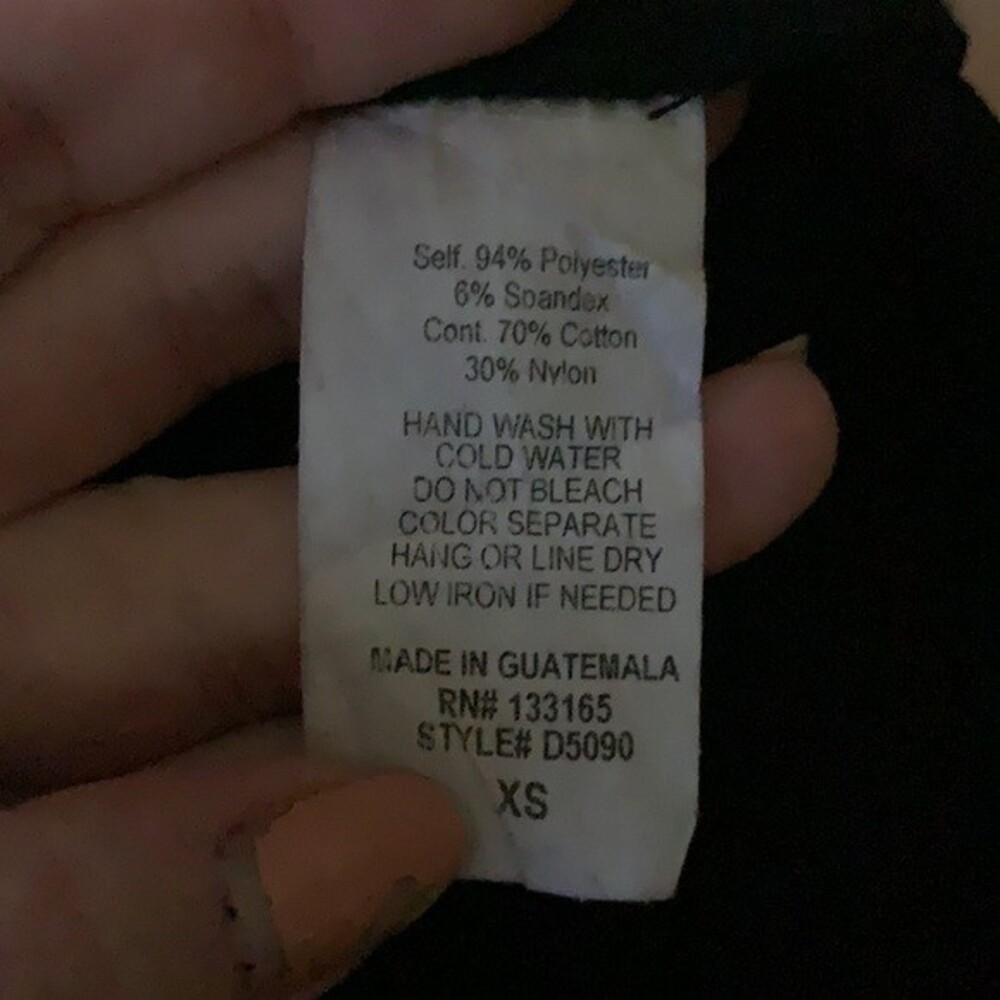 Basil Lola Lace Skater Dress Black Size Extra Small XS - Picture 4 of 5